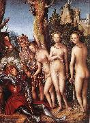 CRANACH, Lucas the Elder The Judgment of Paris fg china oil painting artist